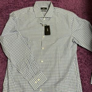 Hugo Boss Long Sleeve Button down NWT: Size 16 1/2, 34/35
